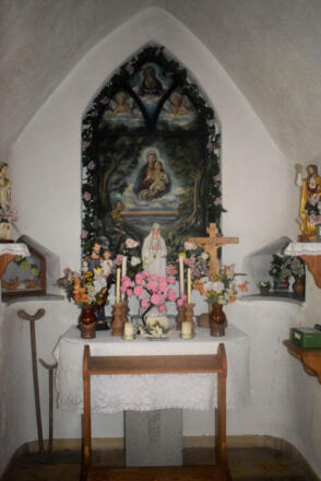 Blick in die Kapelle