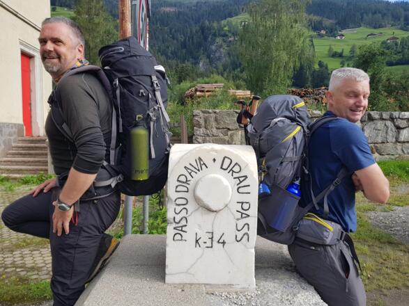 Start an der Grenze