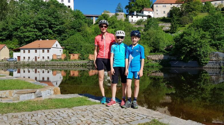 Rozmberg  mit Burg im Hintergrund