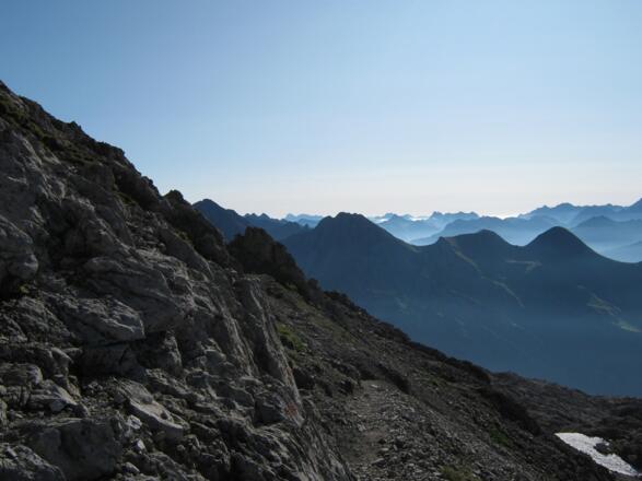 Auf dem Weg zur Mädelegabel