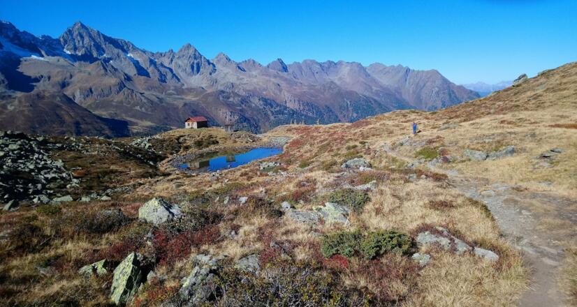 Von der Jagdhütte über die Luibisböden ...
