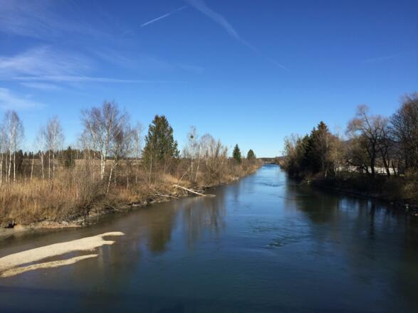 Loisachbrücke bei Kochel
