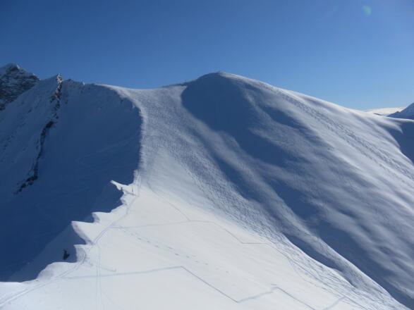 Balonspitze Nordflanke und Marislscharte