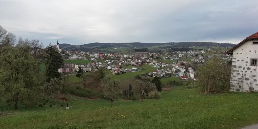 Panoramablick über Gramastetten