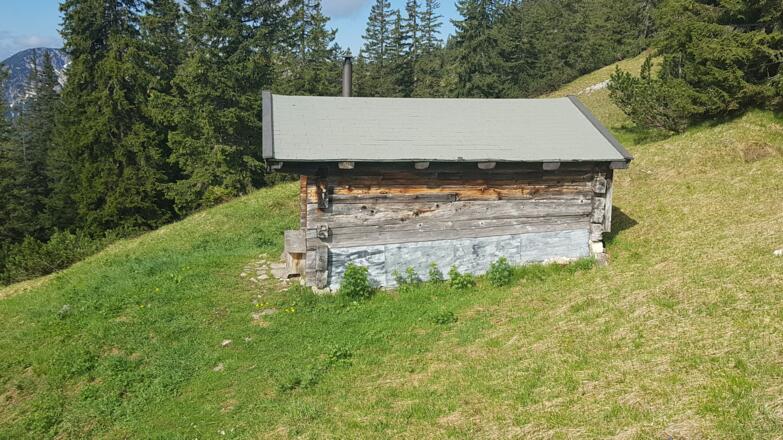 Weitalphütte auf dem Weg zur Weitalpspitze