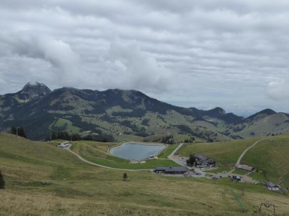 Blick auf die Speck Alm