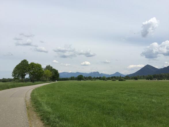 Radweg Richtung Bad Feilnbach