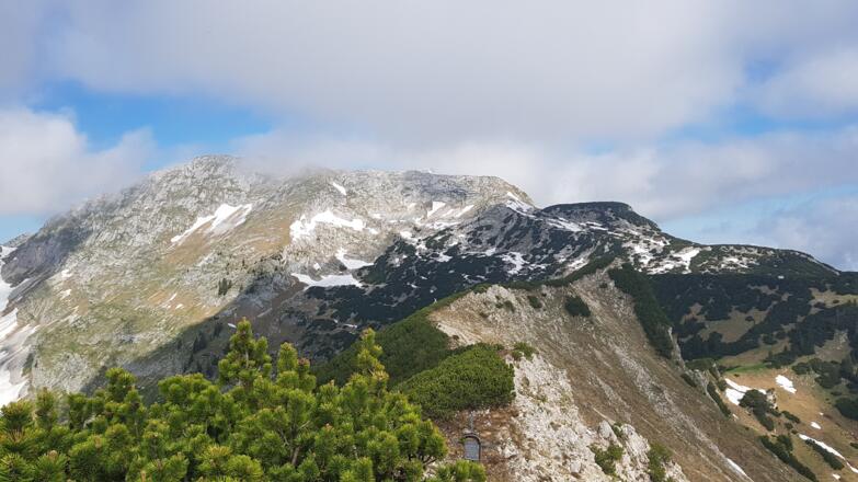 Blick auf die Hochplatte von der Weitalpspitze