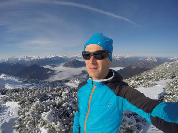 unten Nebel - oben Selfi in der Sonne