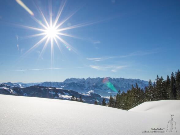 Aussicht auf den Wilden Kaiser