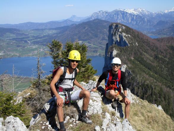 Blick von der Schatzwand zurück zur Drachenwand.