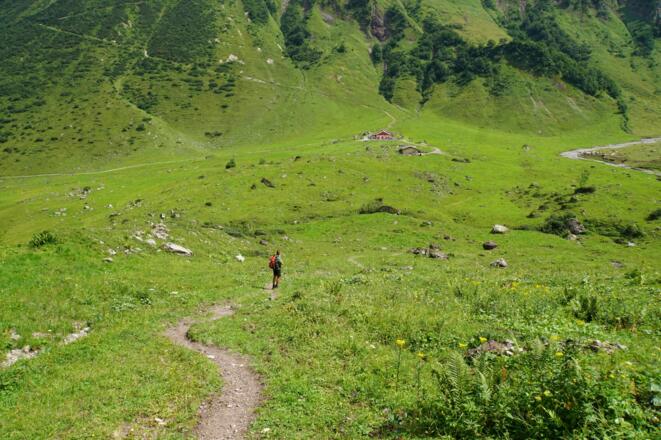 Nur noch wenige Schritte bis zur Käseralpe