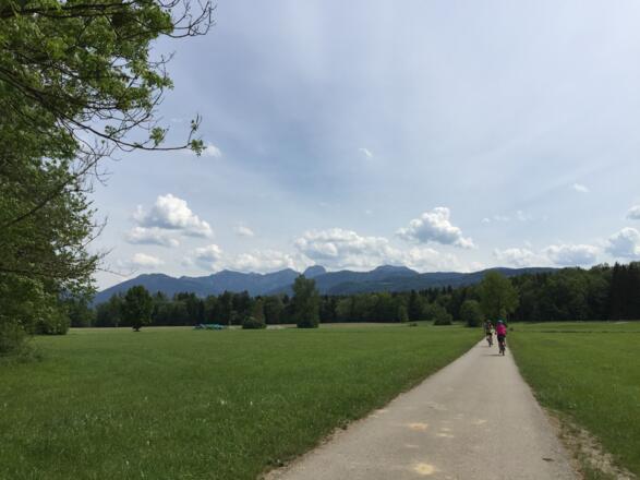 Radweg Richtung Au b. Bad Aibling