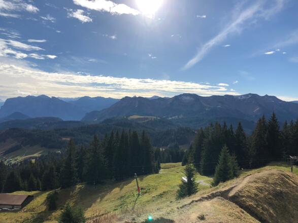 Vom Hochälpele Richtung Hangspitz