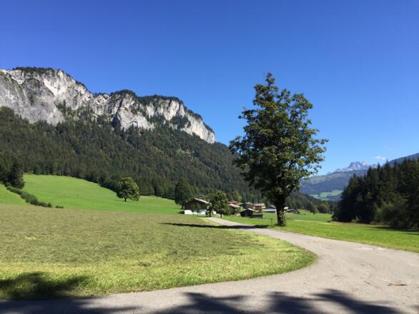 Blick zurück Richtung Gasthof Rummler