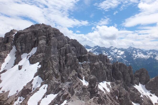 Blick vom Augzahn auf den Großen Rosszahn