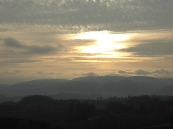 Herbststimmung kurz vor Loitzendorf