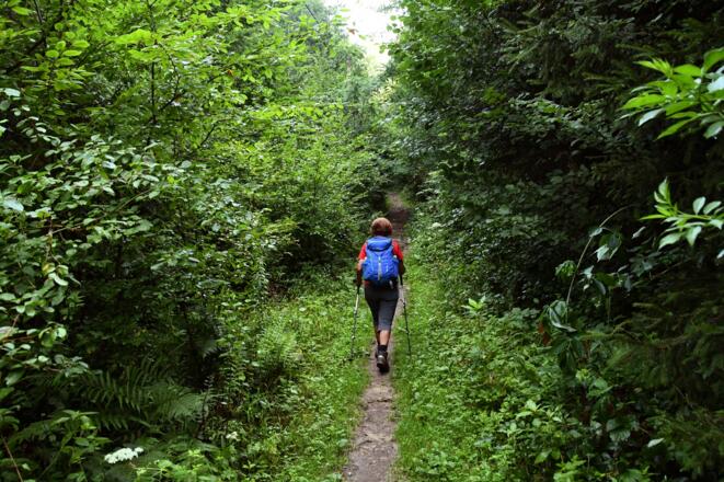 Wanderweg zum Weltstein