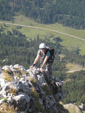 Ausstieg auf den Südgipfel