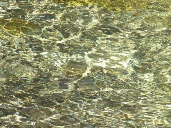 Goldenes Wasser der Pöllat