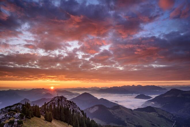 Blick auf Kasererwand, Wildalpjoch