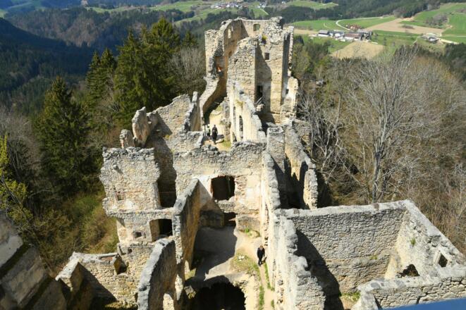 Die Burgruine Prandegg