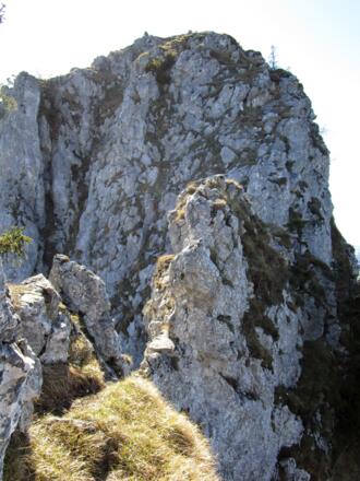 Der letzte Aufschwung zum Schober (Ostgrat).