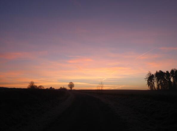 Sonnenaufgang am Seebarner Berg
