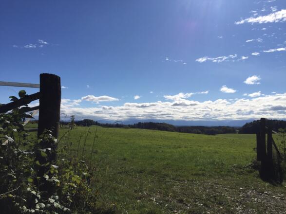 Ausblick beim Gut Kerschlach