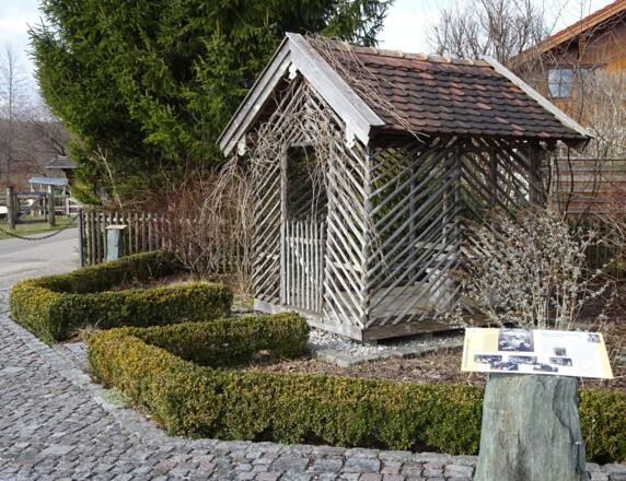 Sindelsdorf: Gartenlaube der Blauen Reiter