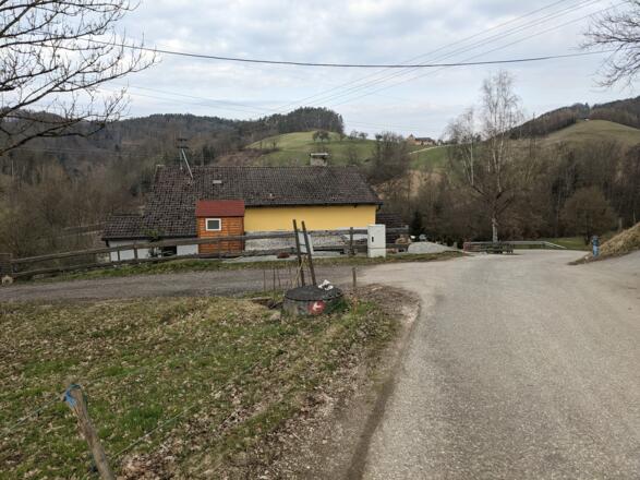 Abzweigung nach links