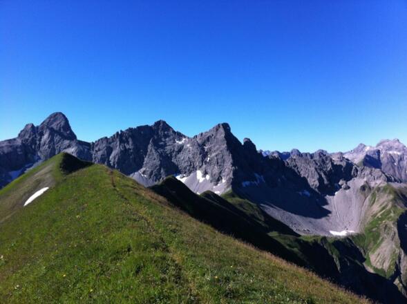 Übergang vom Kreuzeck Richtung Fürschießersattel