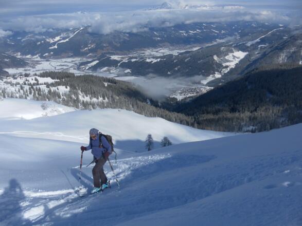 Blick  nach Flachau
