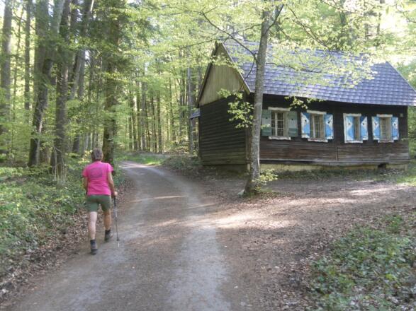 Jagdhaus am Forstweg zum Eibensee