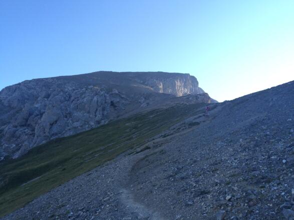 Blick in Richtung Gipfel