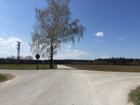 gerade drüber zur Hauptstraße