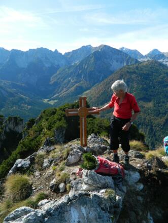 beim Gipfelkreuz Kampermauer