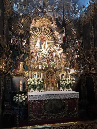 Altar in der Wallfahrtskirche Birkenstein