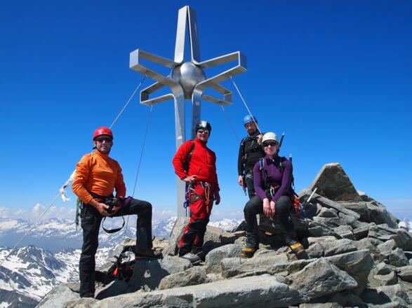 Am Gipfel des Zuckerhütl