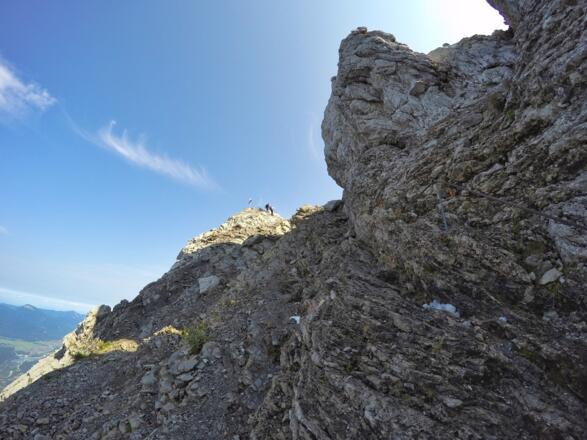 Kurz vor der Westlichen Karwendelspitze (2385 m)