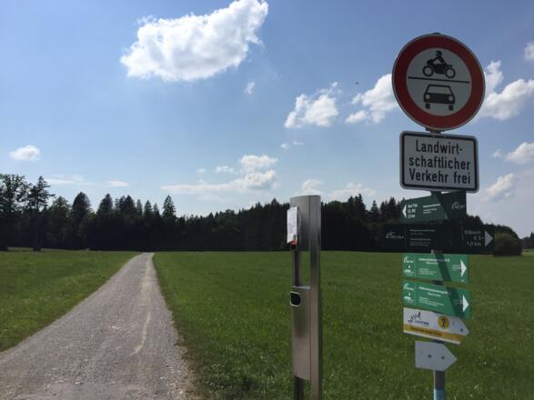Radweg Richtung Bad Tölz