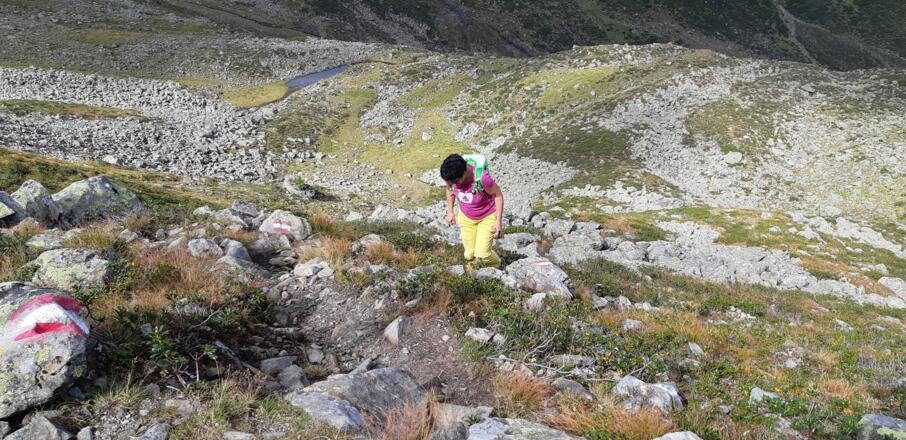 ... in wenigen Sepentinen zur ...