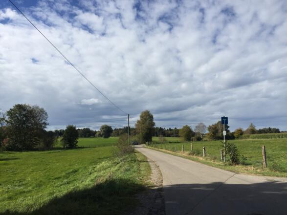 Start Radweg Machtlfing - Andechs