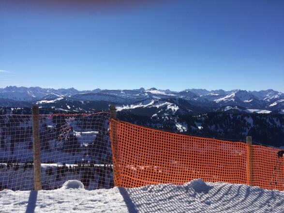 Panorama von der Hochgrat Bergstation