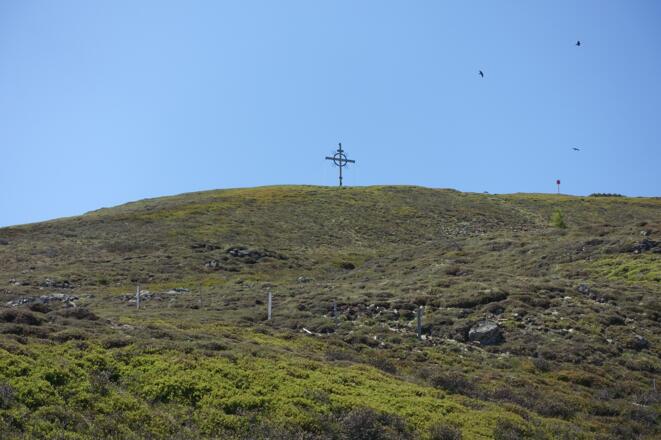 Blick zurück zum Sattelberg