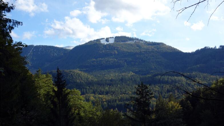 Fahrenaubühel (Hochberg) vom Kasberg-Schigebiet