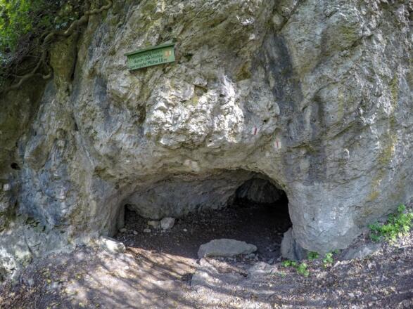 Der südliche Zugang zur Oswaldhöhle