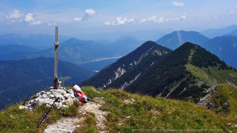Baierkarspitze (1909m) mit Blick auf Fermeskopf und Galgenstangenkopf