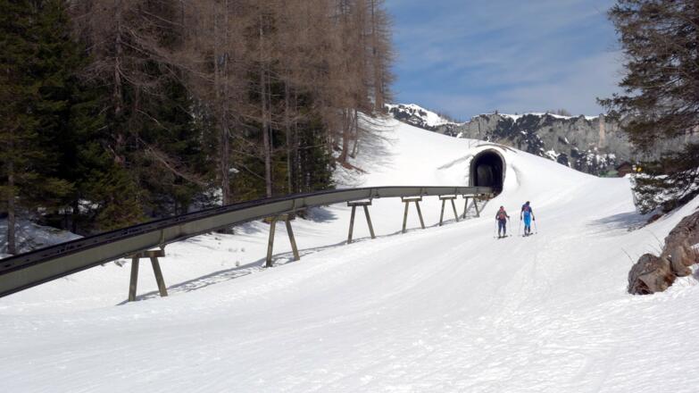 kurz vor der Wurzeralm mit Bergstation