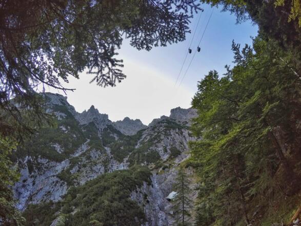 Auf dem Weg zur Mittenwalder Hütte